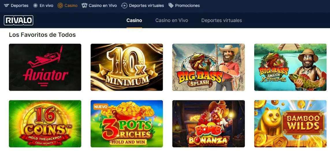 colombia casinos online rivalo